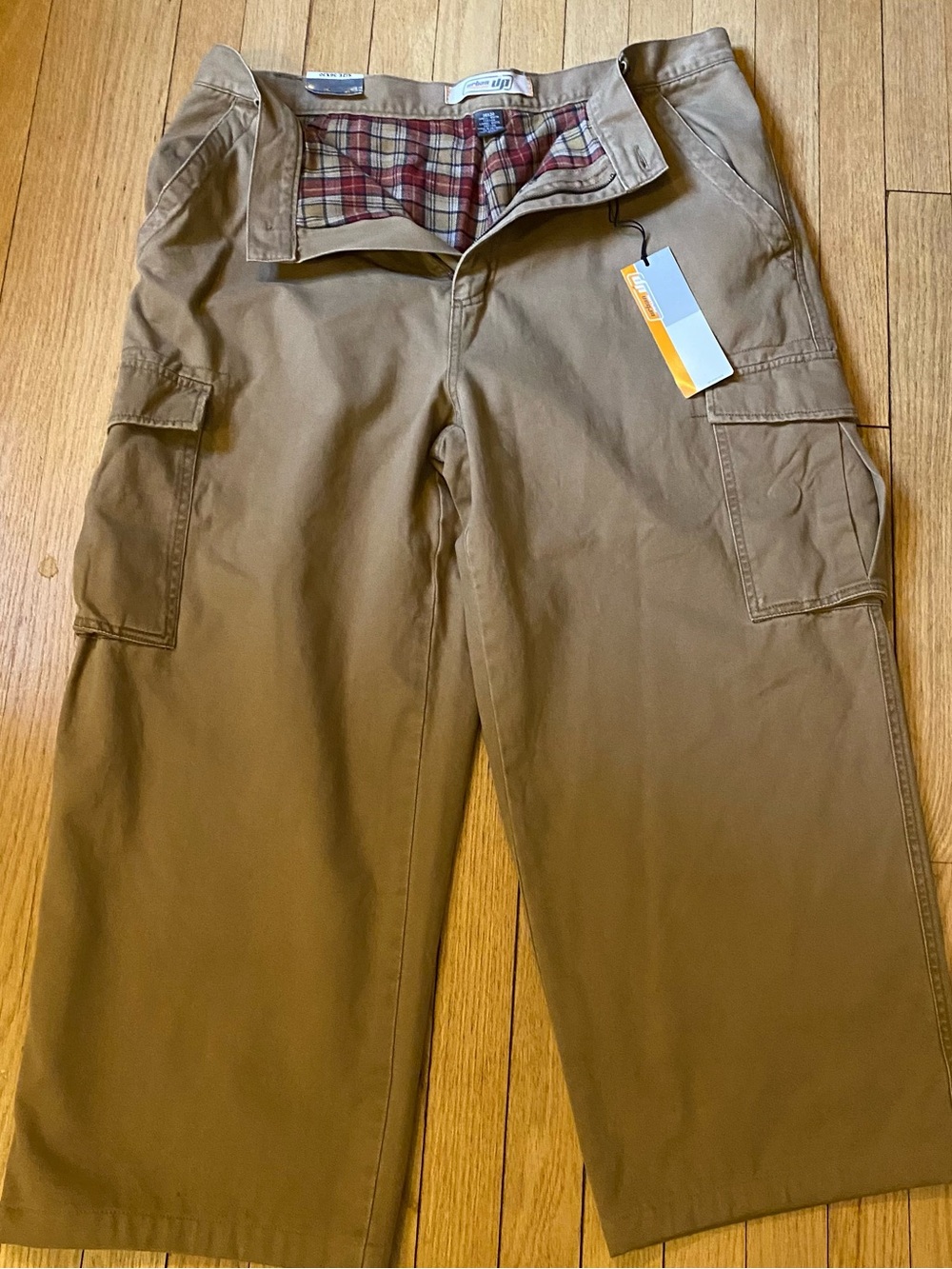 URBAN PIPELINE Pants Mens 36x30 Brown Lined 100% Cotton Heavy Industrial NEW